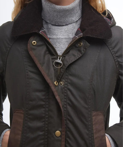 Barbour Bower Wachsjacke Damen | Grün
