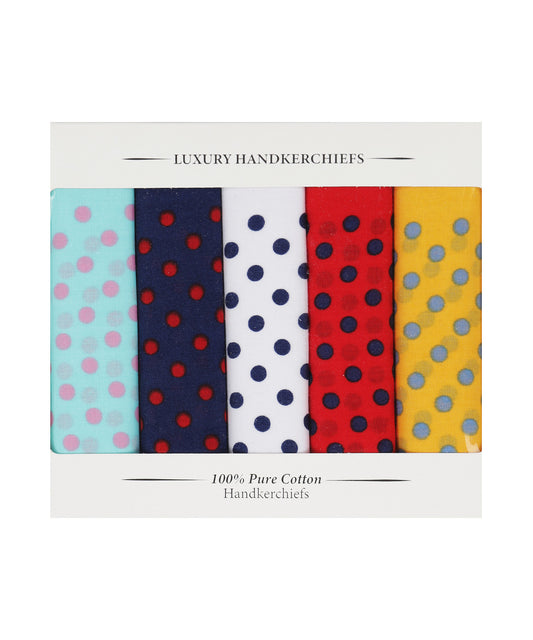 Zakdoek 5-Box | Multi Kleur Stip