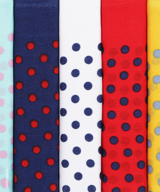 Zakdoek 5-Box | Multi Kleur Stip