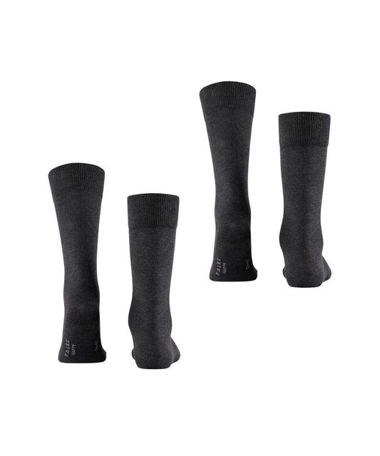 Falke 2er-Pack Happy | Grau