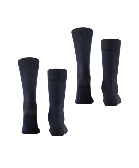 Falke 2er-Pack Happy | Dunkelblau