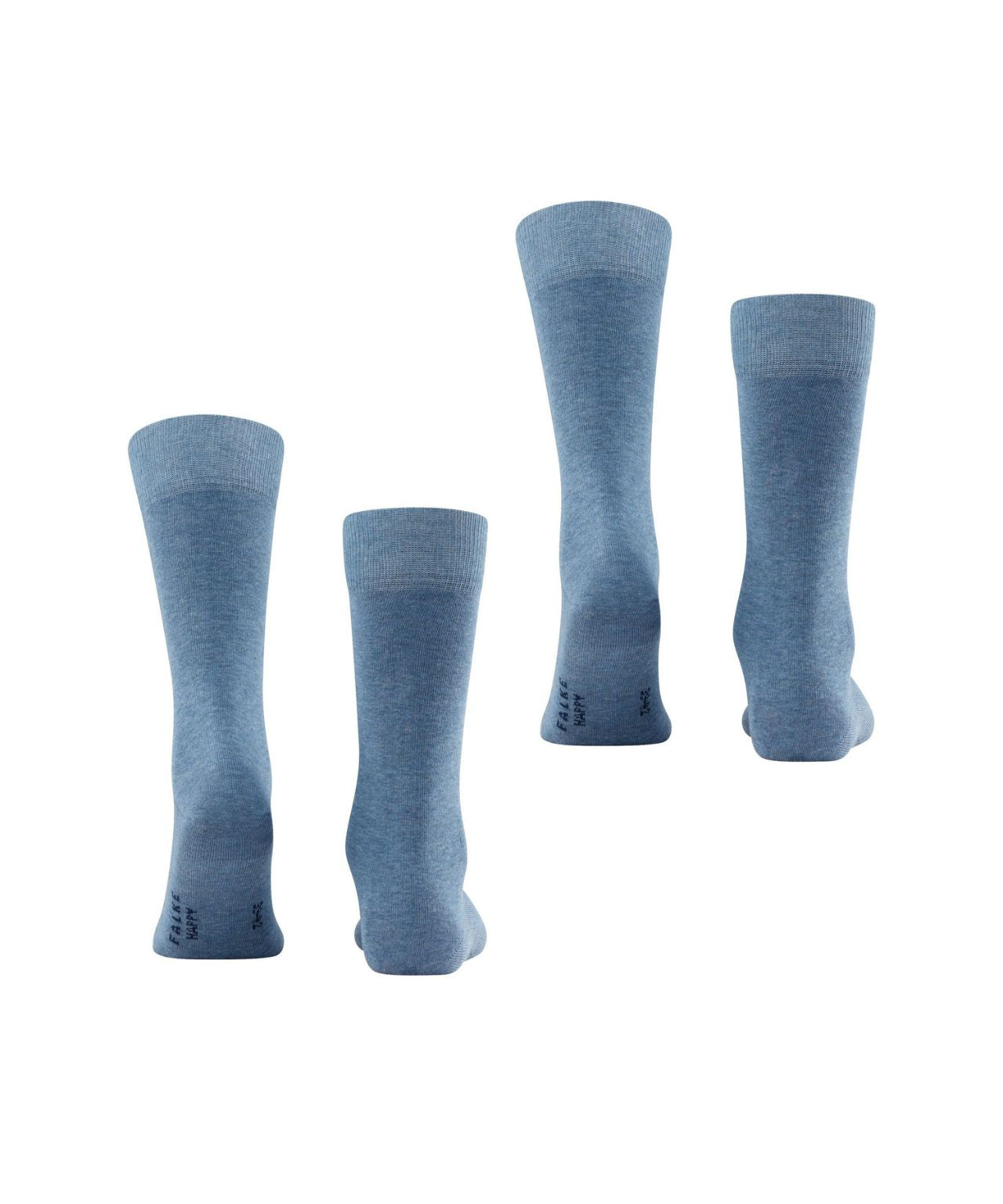 2 Pack Happy | Denimblauw