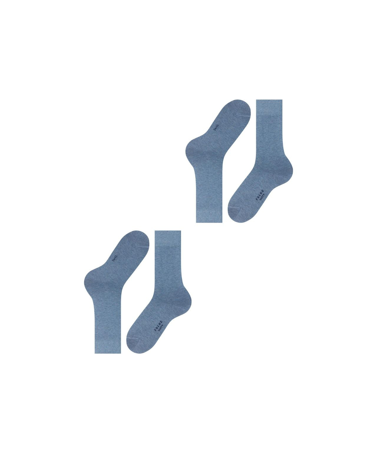 2 Pack Happy | Denimblauw