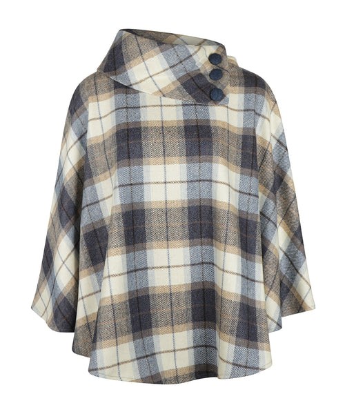 Poncho Dames | Blauw