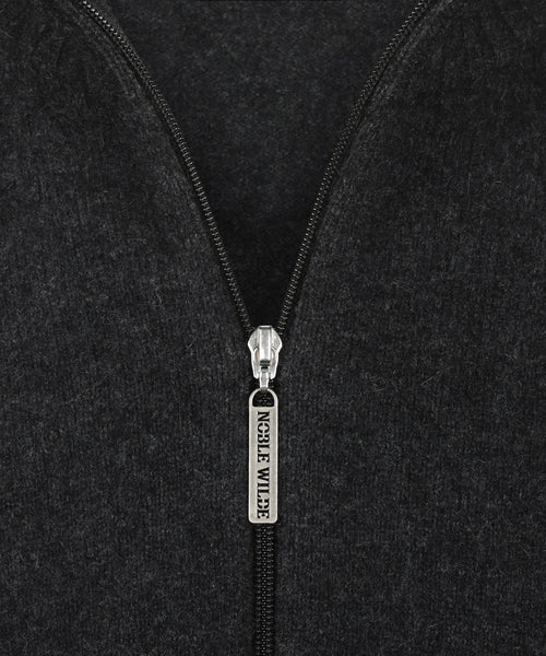 Noble Wilde Rits vest | Antraciet Grijs