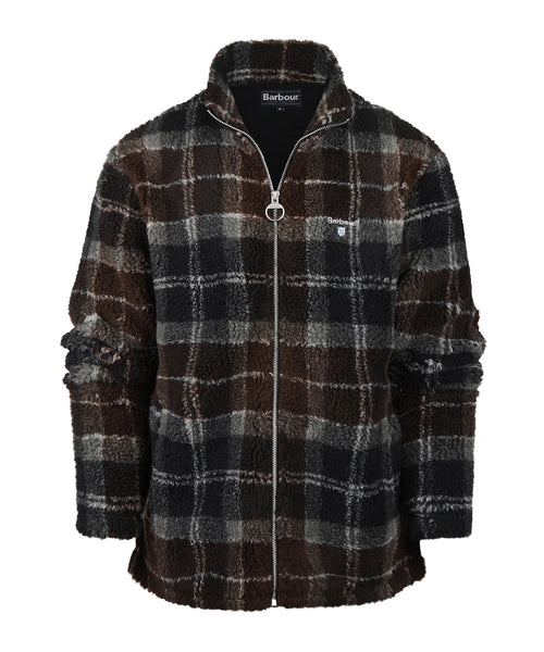 Barbour Tartan Sherpa Fleece | Nacht Blauw