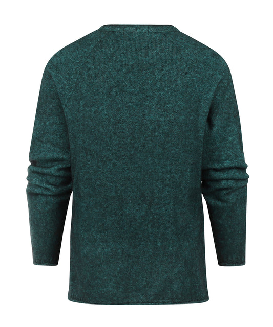 Noble Wilde Rundhalsausschnitt Damen | Grün