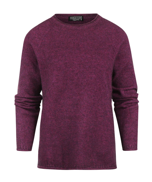 Noble Wilde Rundhalsausschnitt Damen | Lila