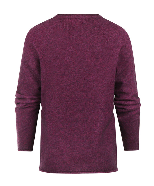 Noble Wilde Rundhalsausschnitt Damen | Lila