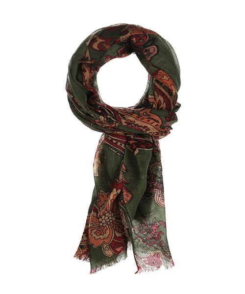 Stetson Summer Paisley Sjaal | Groen