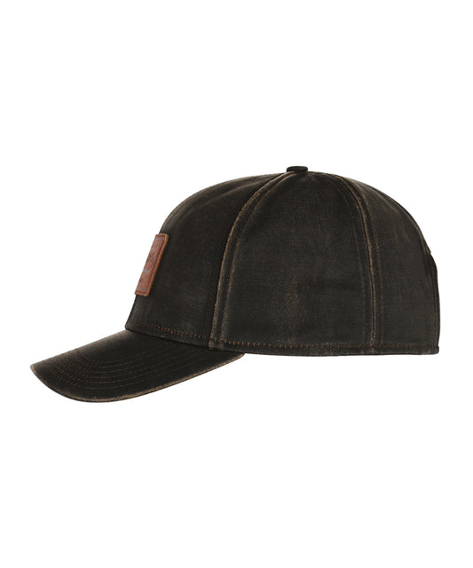 Stetson Baseballkappe mit Lederpatch | Braun