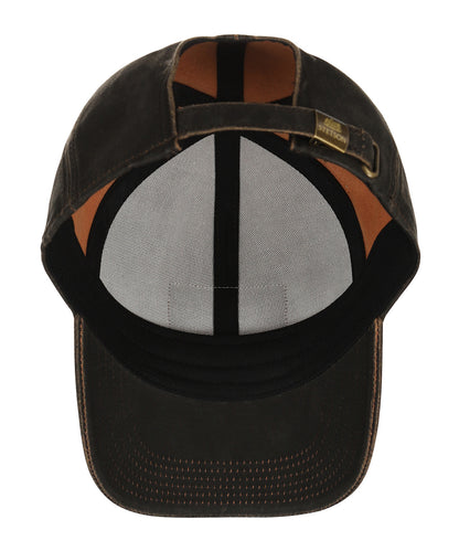 Stetson Baseball Cap CO/PES Leather Patch | Brown