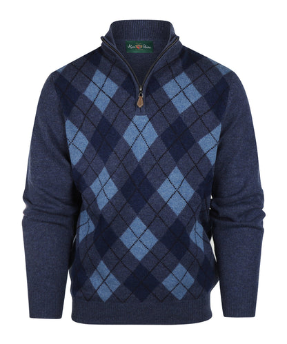 Alan Paine Turtle Zipper | Blau