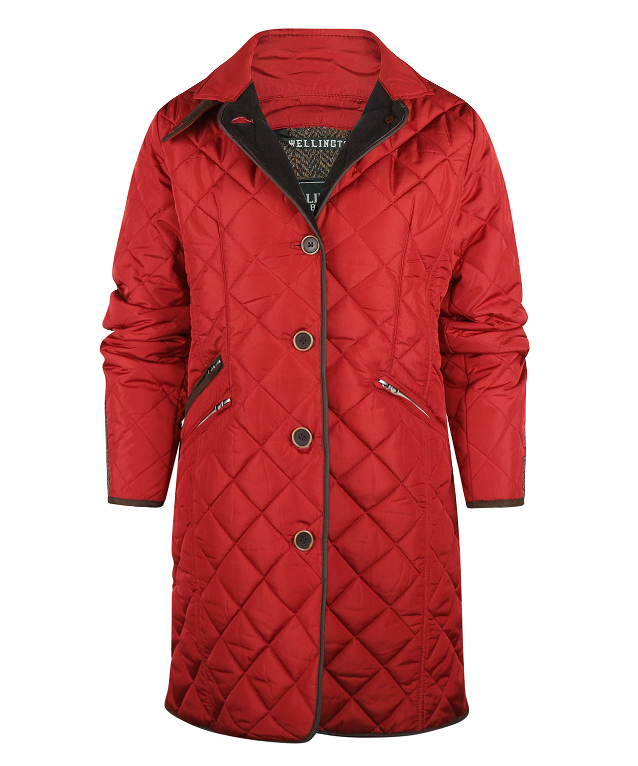 Wellington Steppjacke für Damen | Rot