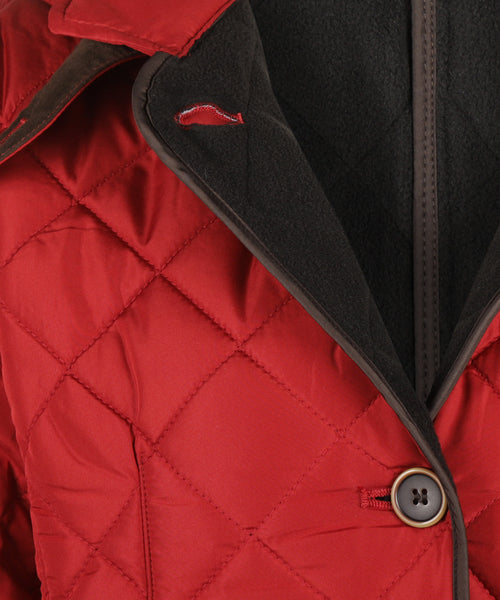 Wellington Quilt Jas Dames | Rood