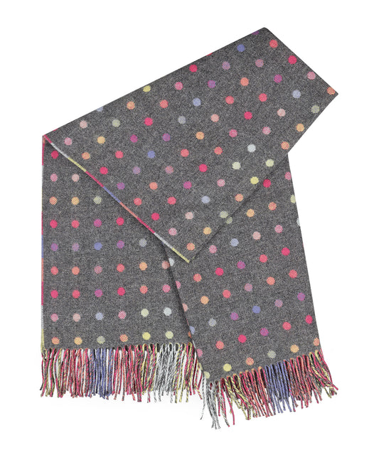 Plaid Lamswol 140X180 CM | Multi Kleur Stip