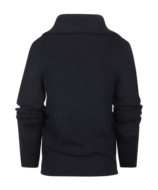 Saint James Damen-Pullover mit Reißverschluss | Marineblau