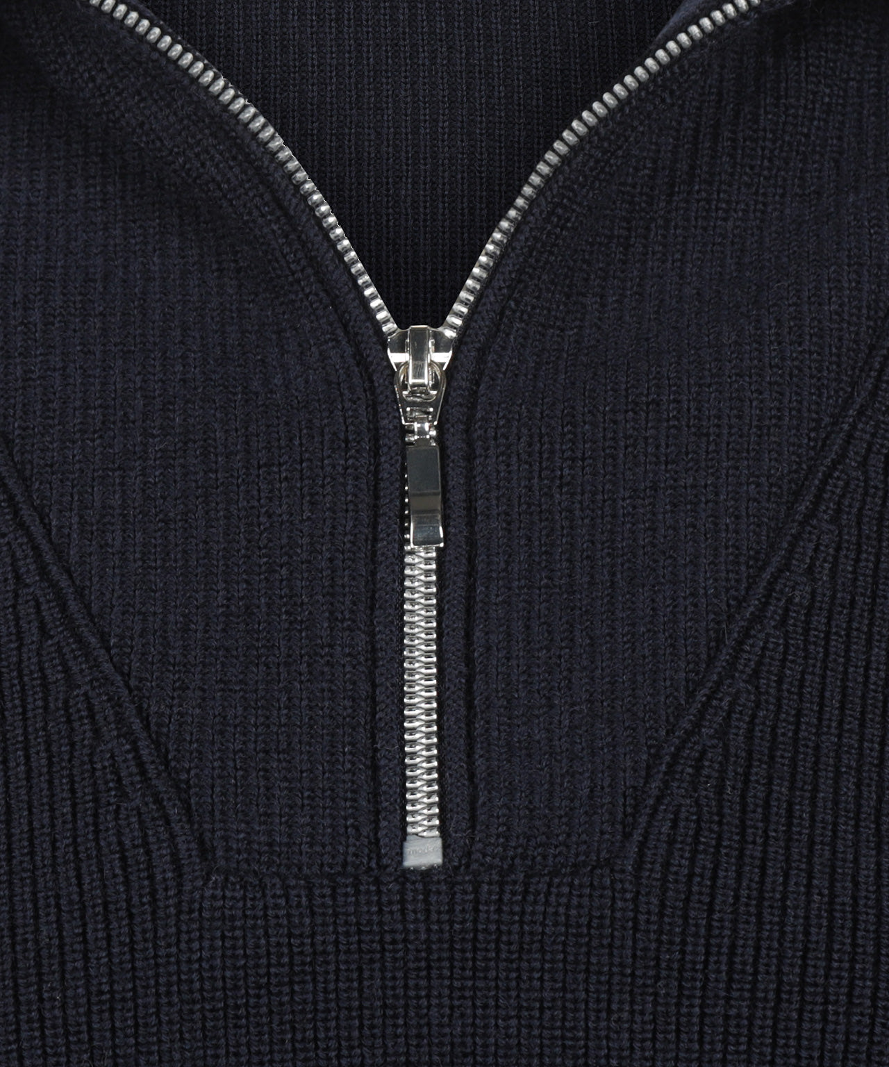 Saint James Damen-Pullover mit Reißverschluss | Marineblau