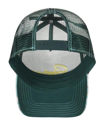 Stetson Trucker Cap Aloha Print | Green