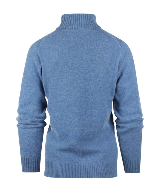 William Lockie Damen Kol Lammwolle | Blau