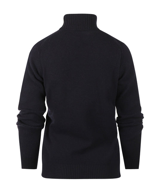William Lockie Damen Kol Lammwolle | Marineblau