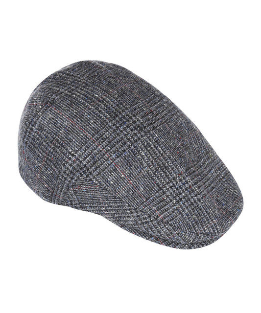 Klassieke Cap | Blauw Grijs Tweed
