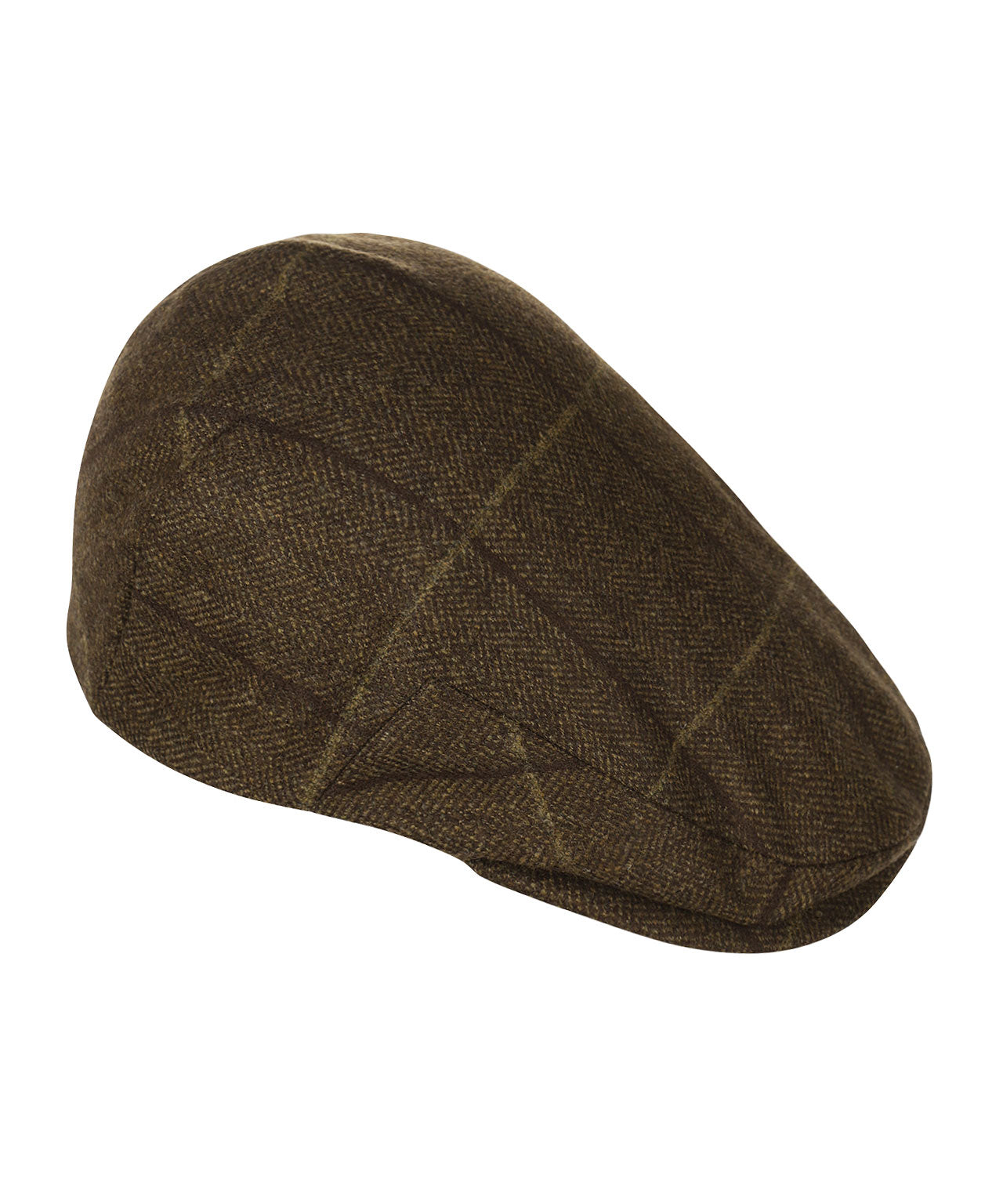 Klassieke Cap | Groen Herringbone Ruit