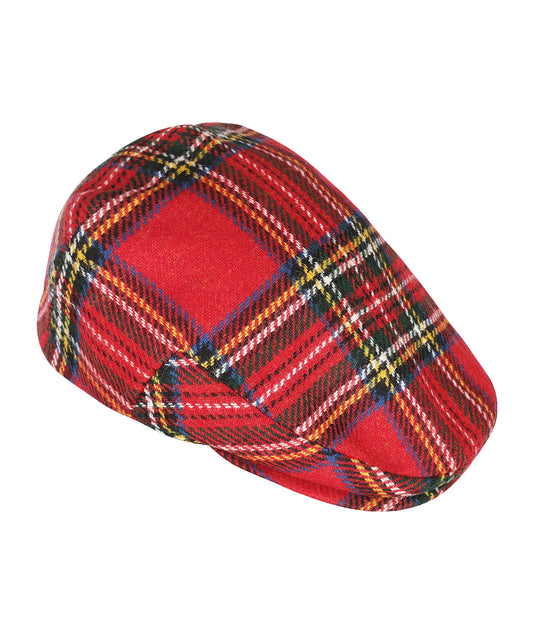 Klassieke Cap | Rood Tartan