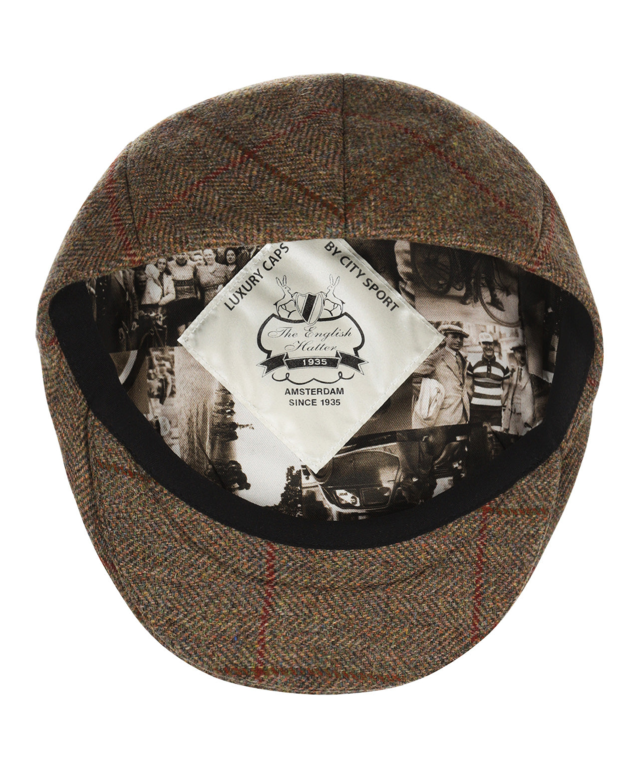 Klassische Herrenkappe | Grün