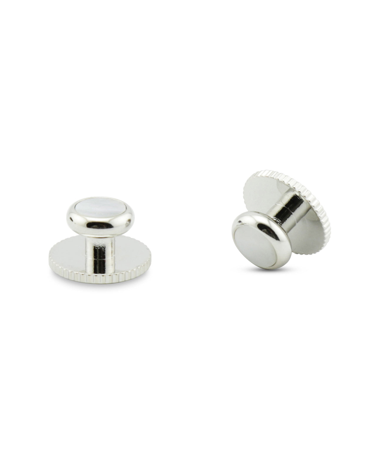 Dress Studs per set 5 stuks | Zilver Wit