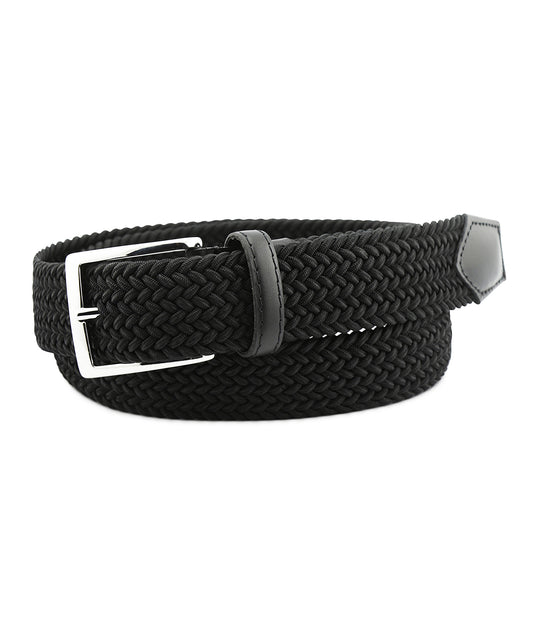 Gevlochten Riem | Zwart