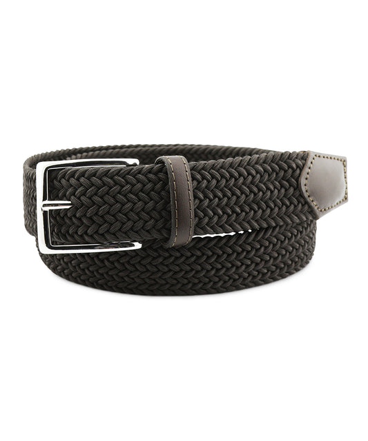 Gevlochten Riem | Donker Bruin