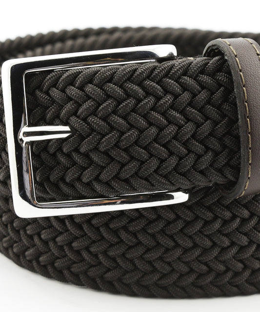 Gevlochten Riem | Donker Bruin