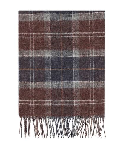 Sjaal Dramside Reversible | Midnight Oak Tartan