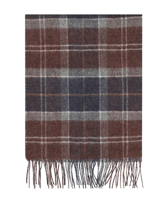 Sjaal Dramside Reversible | Midnight Oak Tartan