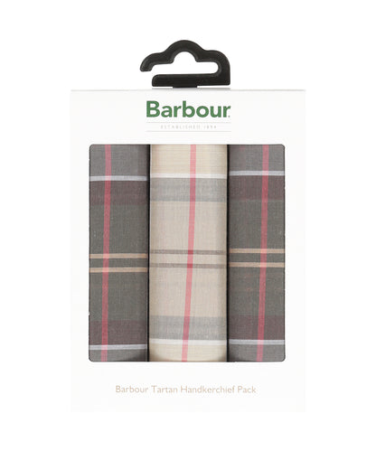 Barbour Taschentücher, 3er-Packung | Taschentuch-Check