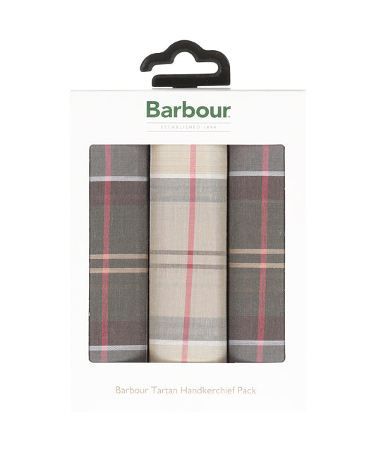 Zakdoeken 3 box | Mixed Tartan