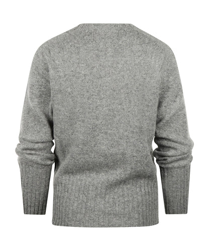 Harley of Scotland Women's Chunky Knit Button Cardigan | Gray
