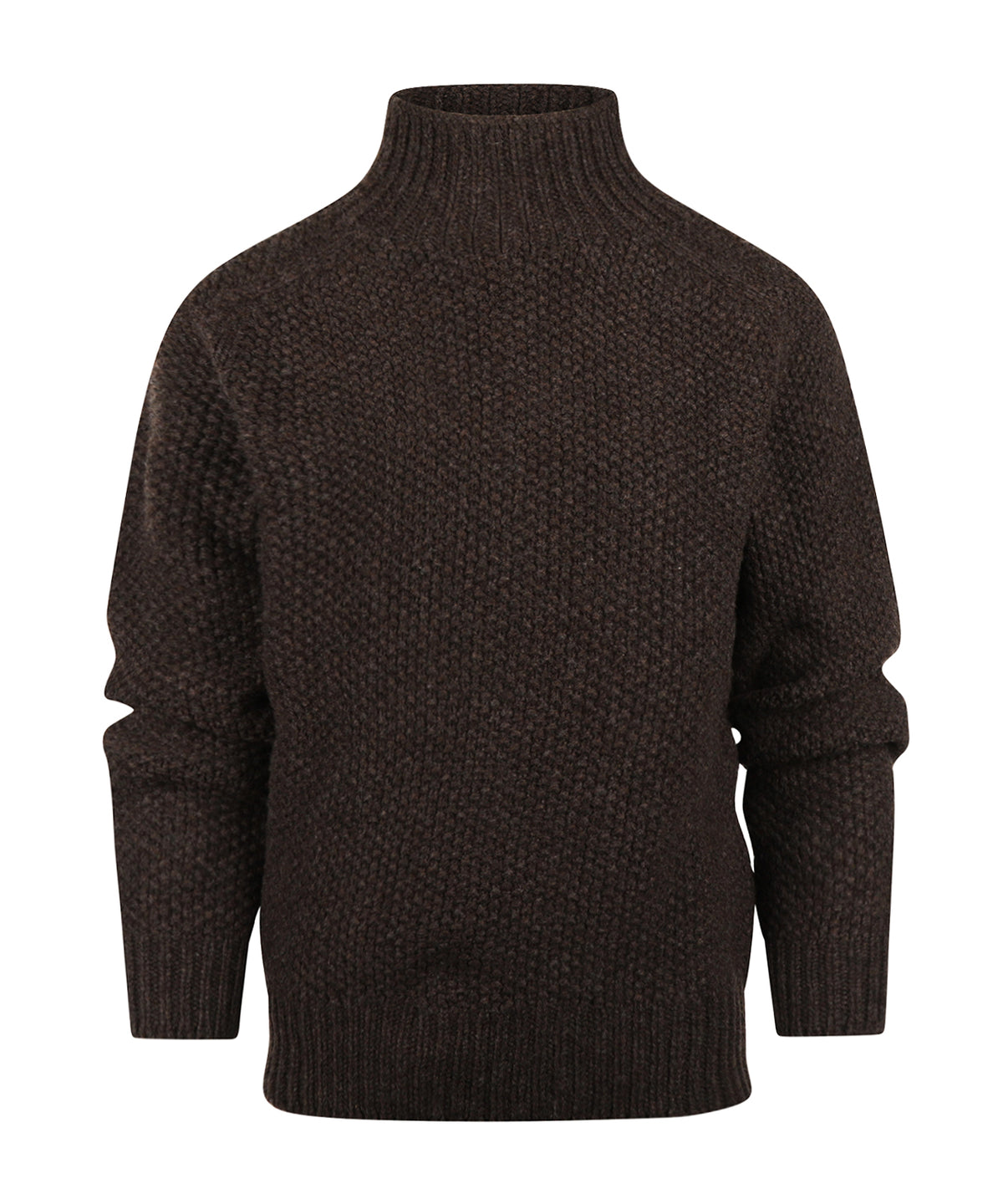 Harley of Scotland Damen-Pullover mit Schildkrötenmotiv | Braun