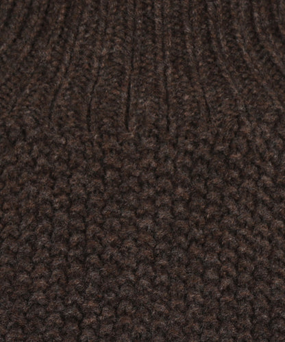 Harley of Scotland Damen-Pullover mit Schildkrötenmotiv | Braun