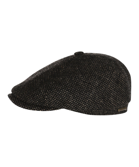 Stetson 6-Panel-Balloon-Cap aus Wolle | Schwarz