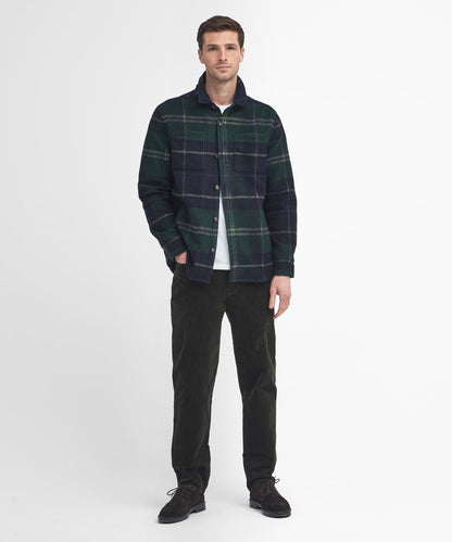 Barbour Chapter Tailored Check Overshirt | Green