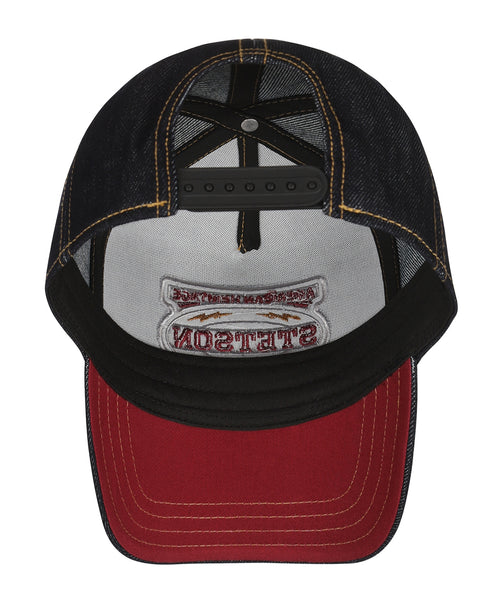 Stetson Trucker Cap Lightning | Denim Blauw