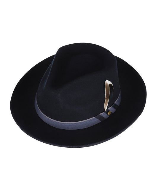 Stetson Wool Felt Fedora | Navy