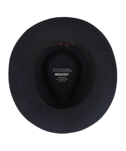 Stetson Wool Felt Fedora | Navy