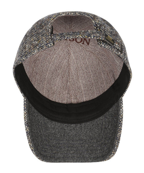 Stetson Baseball Cap Donegal Tweed | Blauw
