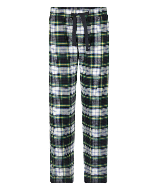 Pyjama  broek flannel | Groen Tartan