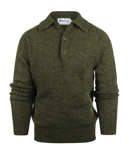 Harley Pullover Polo Kraag | Scots Pine