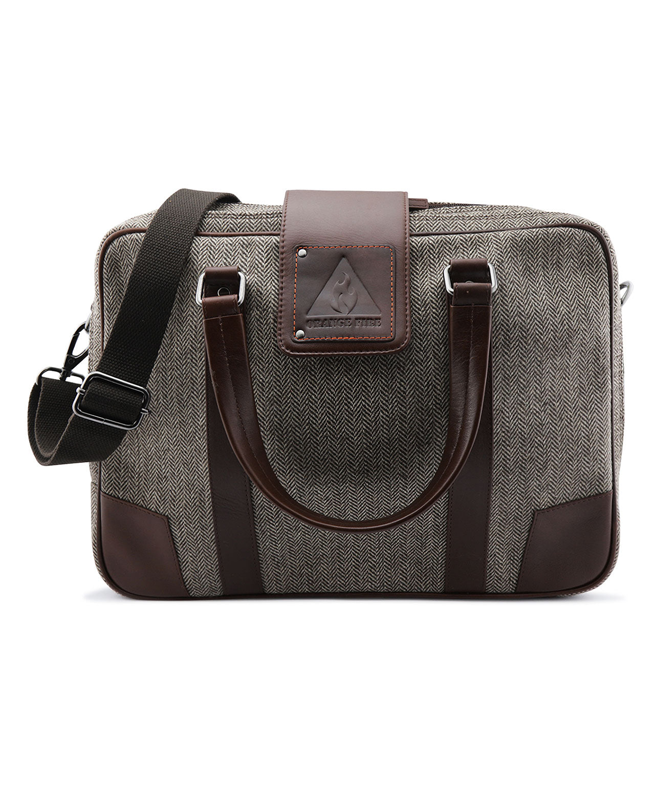 Laptoptasche von Shelby Brothers | Braun