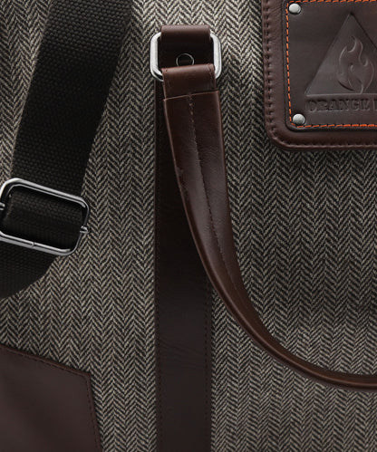 Laptoptasche von Shelby Brothers | Braun